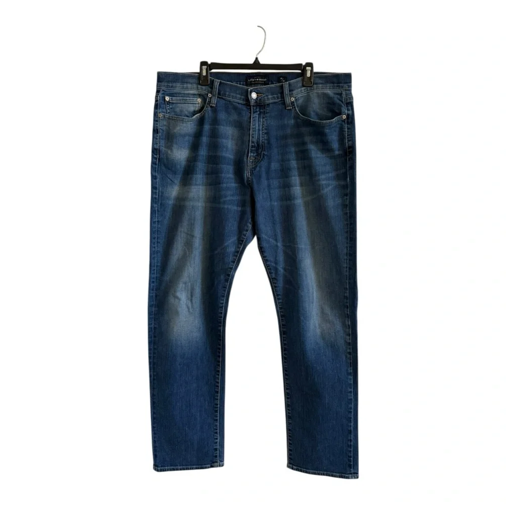 Lucky Brand Men’s Athletic Slim Straight Leg Jeans Size 38W x 32L Relaxed Fit